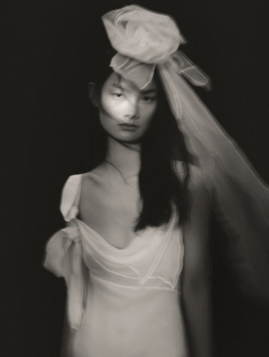 VESTIDO LENCERO LAZO CHIFFON