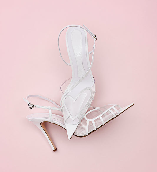 ZAPATON BLANCO CORAZON