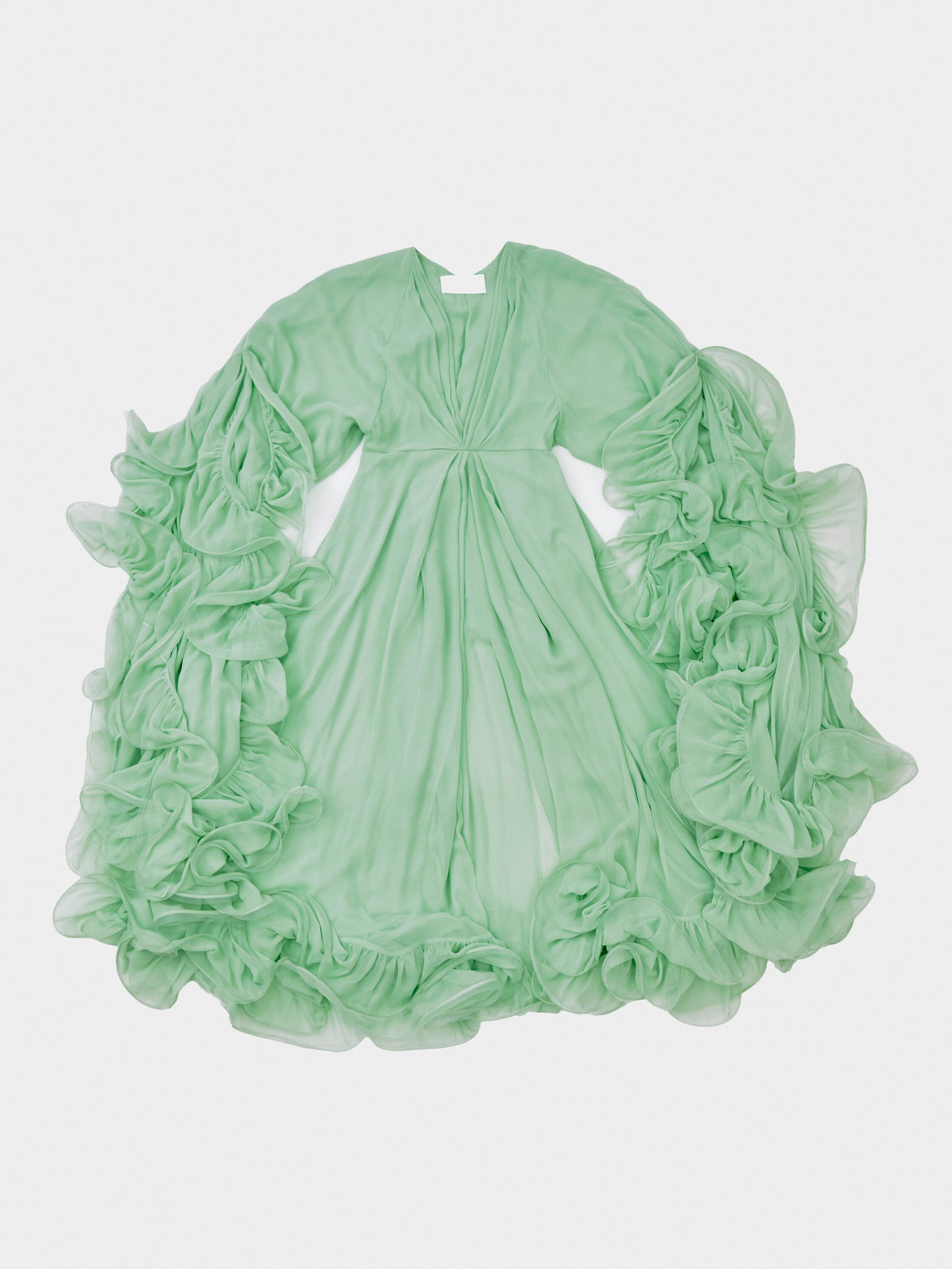 RACHEL RUFFLE MAXI DRESS