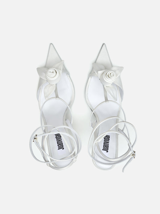 SANDALIA ROSE RASO BLANCO