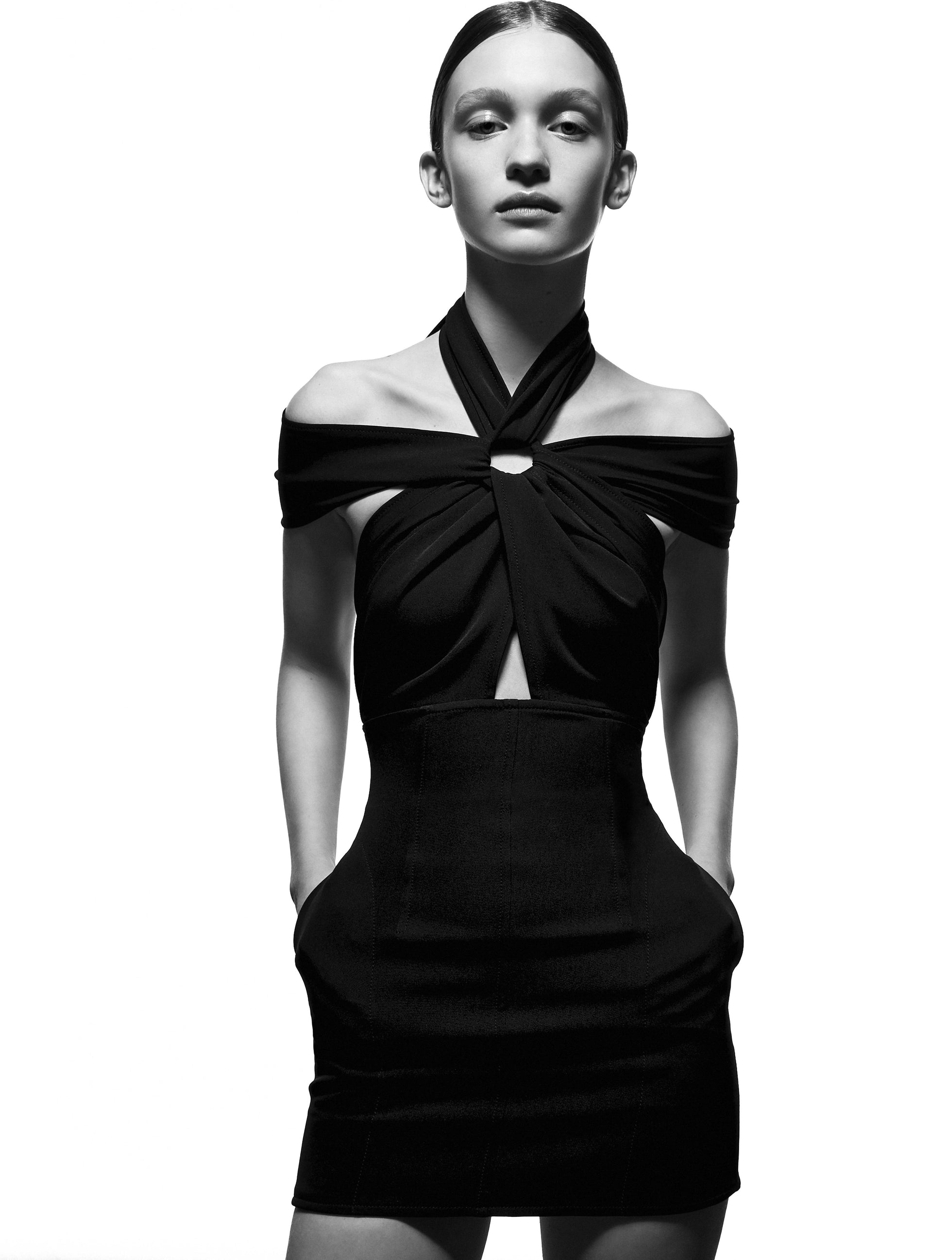 VESTIDO MINI BONDAGE juan-vidal VESTIDO MINI BONDAGE juan-vidal